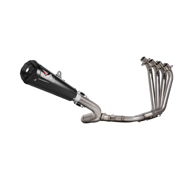 Full System Black Exhaust Tips Header Pipe For Honda CBR650R CBR650F 2014-2025